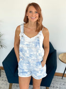 Skies of Blue Overalls-White Birch-Stay Foxy Boutique, Florissant, Missouri