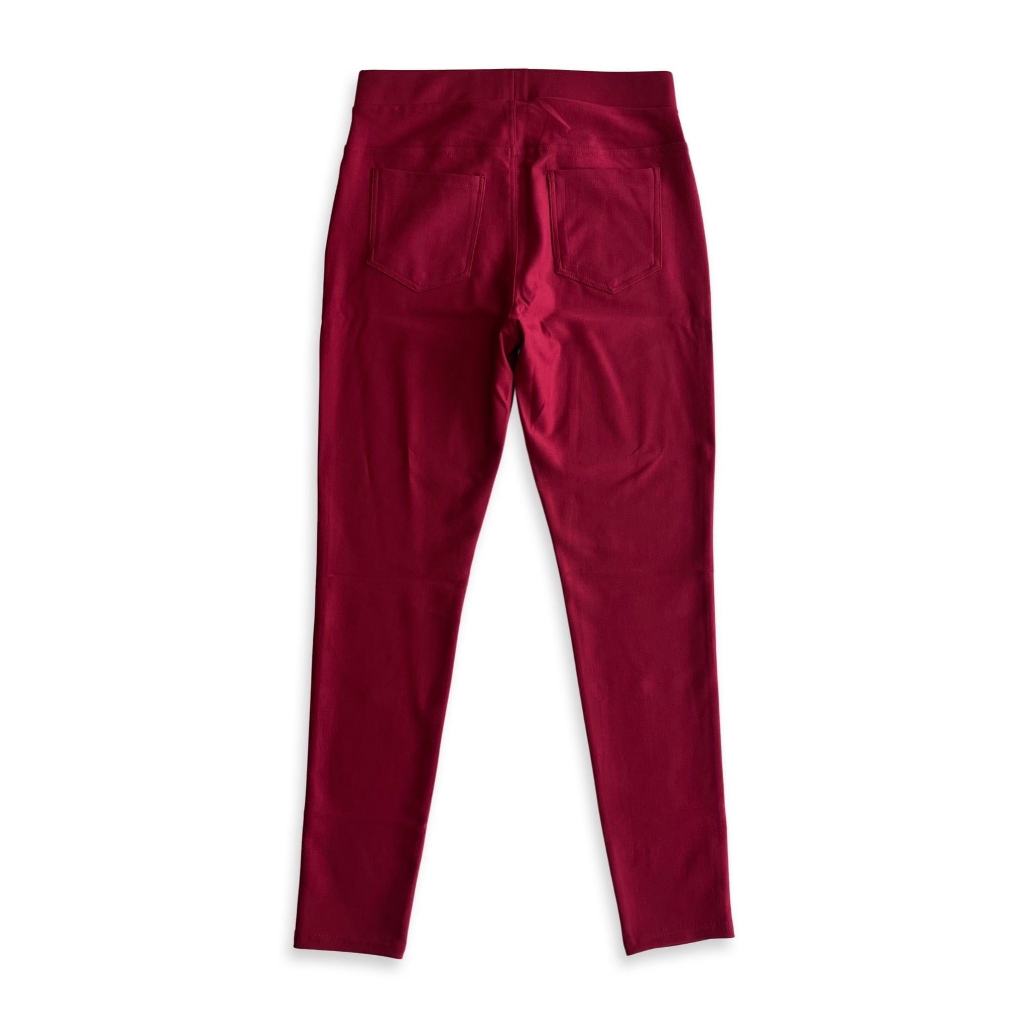 My Perfect Ponte Pants in Wine Red-Yelete-Stay Foxy Boutique, Florissant, Missouri