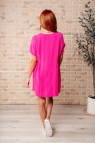 I Wanna Be Like You Dress In Fuchsia-Dresses-Stay Foxy Boutique, Florissant, Missouri