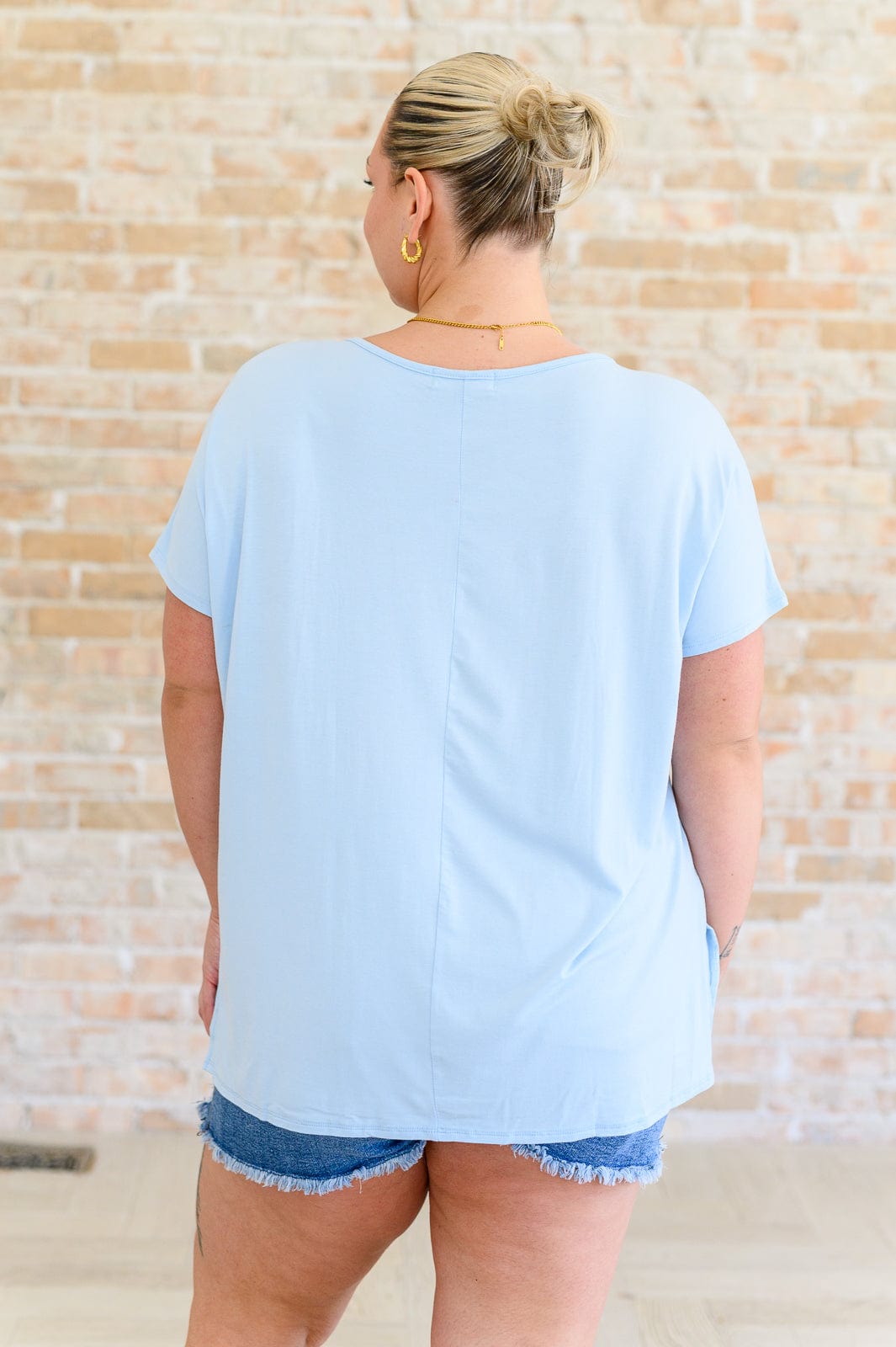I'll Fly Away Round Neck Relaxed Top-Tops-Stay Foxy Boutique, Florissant, Missouri