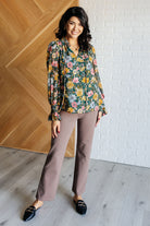 Ideal Ideas Floral Blouse-Blouses-Stay Foxy Boutique, Florissant, Missouri