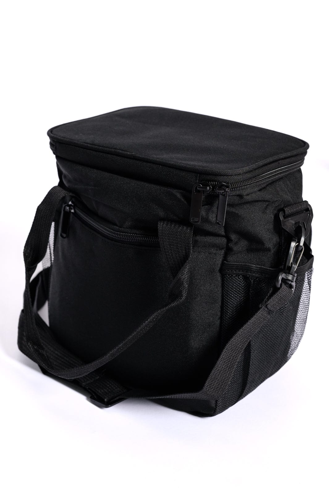 Insulated Checked Tote in Black-Accessories-Stay Foxy Boutique, Florissant, Missouri