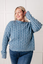In the Right Direction Cable Knit Sweater-Tops-Stay Foxy Boutique, Florissant, Missouri