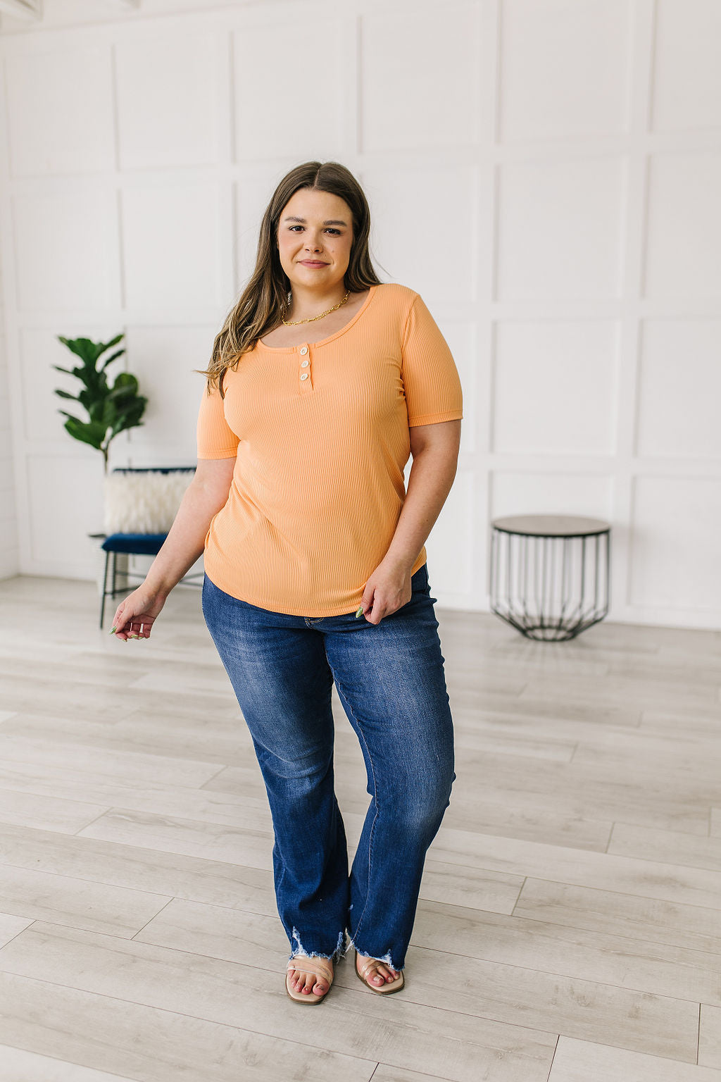 It Figures Scoop Neck Top-Tops-Stay Foxy Boutique, Florissant, Missouri