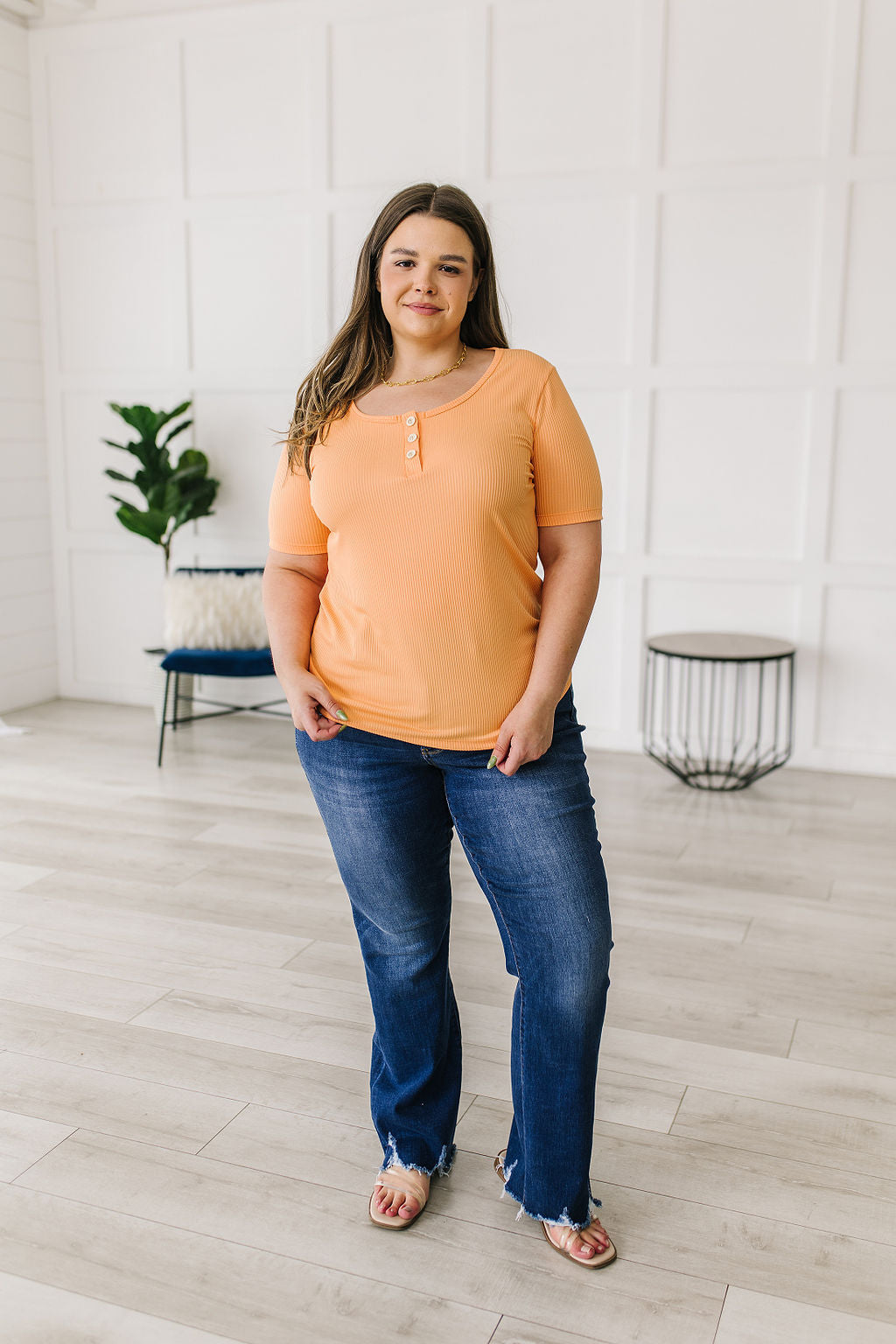 It Figures Scoop Neck Top-Tops-Stay Foxy Boutique, Florissant, Missouri