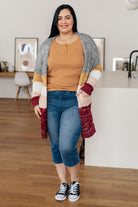 It's Been So Long Henley in Golden Sand-Tops-Stay Foxy Boutique, Florissant, Missouri