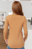 It's Been So Long Henley in Golden Sand-Tops-Stay Foxy Boutique, Florissant, Missouri