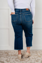 Janice High Rise Button Fly Wide Leg Crop Jeans-Womens-Stay Foxy Boutique, Florissant, Missouri