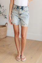 Cindy High Rise Mineral Wash Distressed Boyfriend Shorts-Womens-Stay Foxy Boutique, Florissant, Missouri