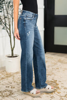 Julia High Rise 90's Straight Leg Jeans-Womens-Stay Foxy Boutique, Florissant, Missouri