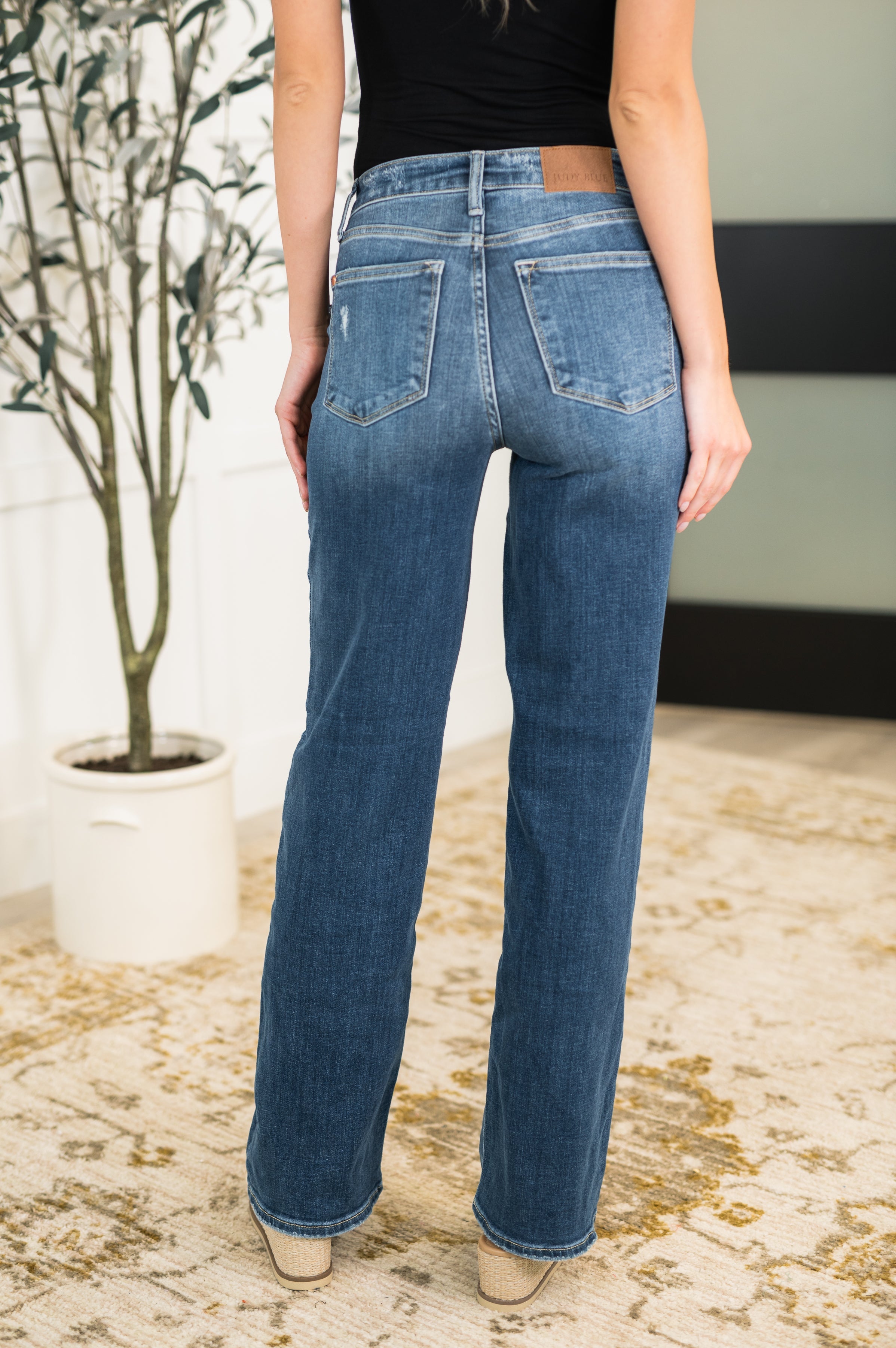 Julia High Rise 90's Straight Leg Jeans-Womens-Stay Foxy Boutique, Florissant, Missouri