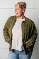 Jungle Explorer Quilted Zip Up Jacket-Layers-Stay Foxy Boutique, Florissant, Missouri