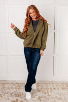 Jungle Explorer Quilted Zip Up Jacket-Layers-Stay Foxy Boutique, Florissant, Missouri