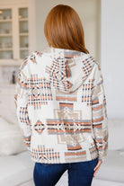 Just Going For It Aztec Hoodie-Tops-Stay Foxy Boutique, Florissant, Missouri