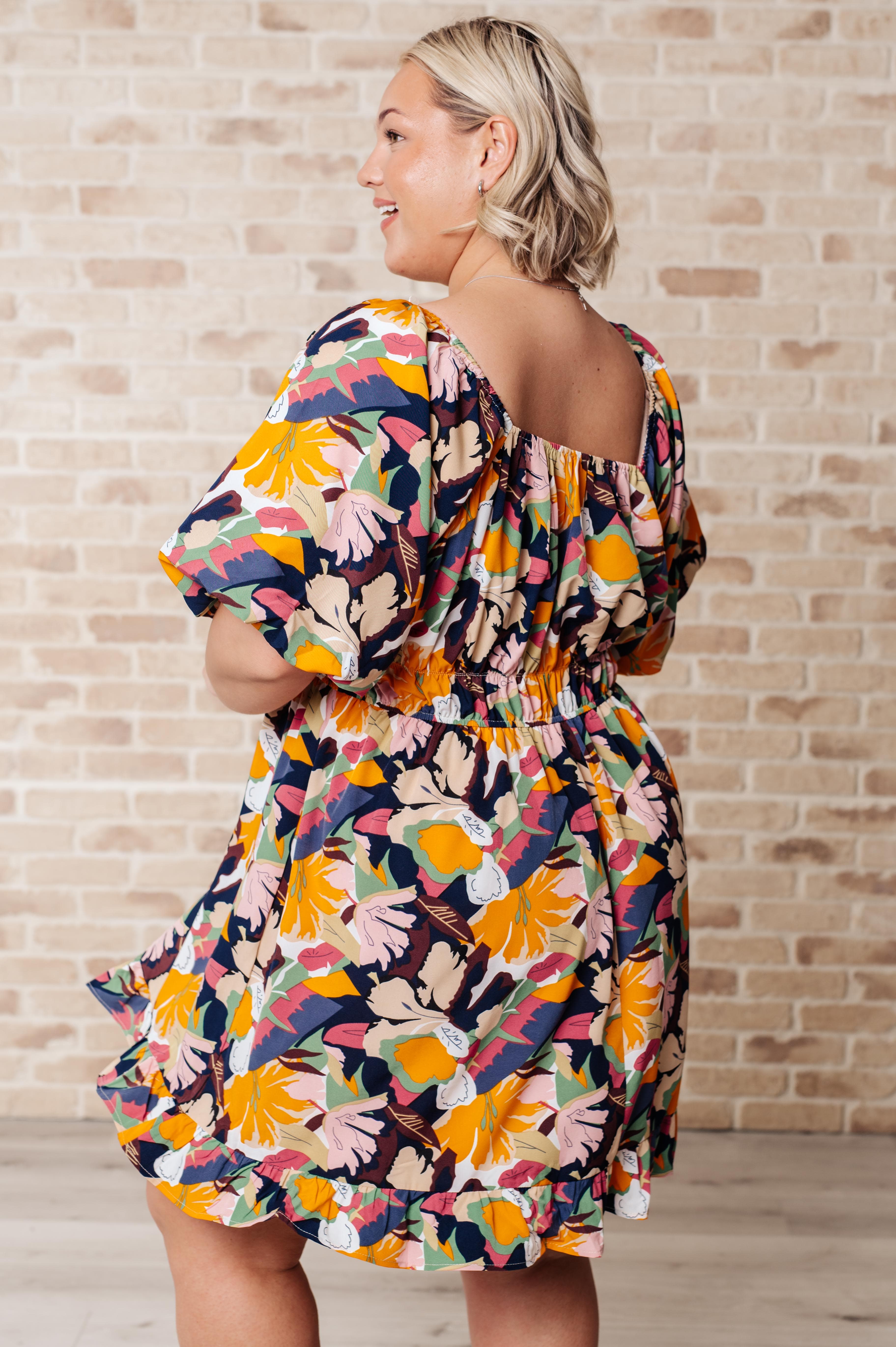 Just Hold On Floral Dress-Dresses-Stay Foxy Boutique, Florissant, Missouri