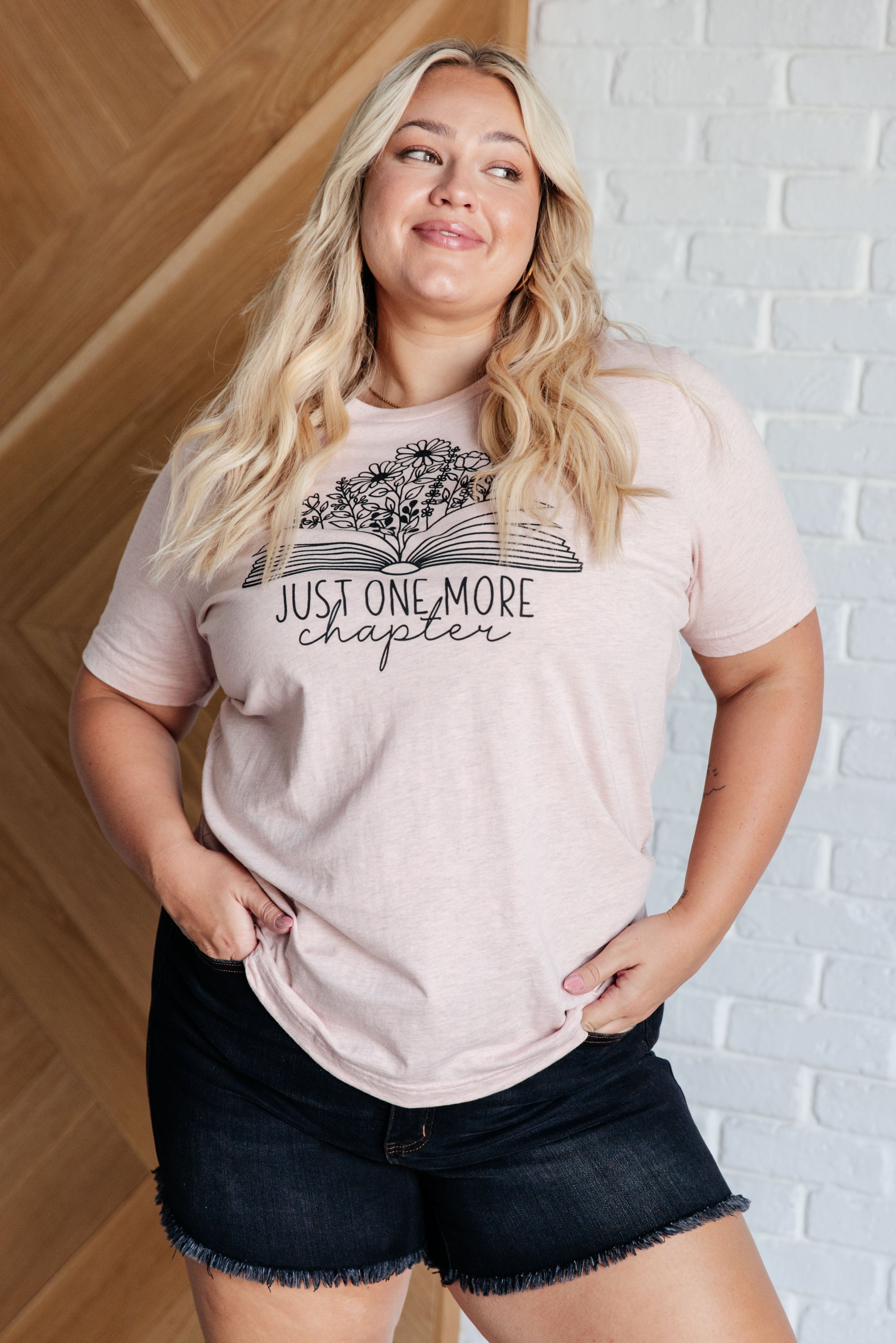 Just One More Chapter Graphic Tee-Tops-Stay Foxy Boutique, Florissant, Missouri