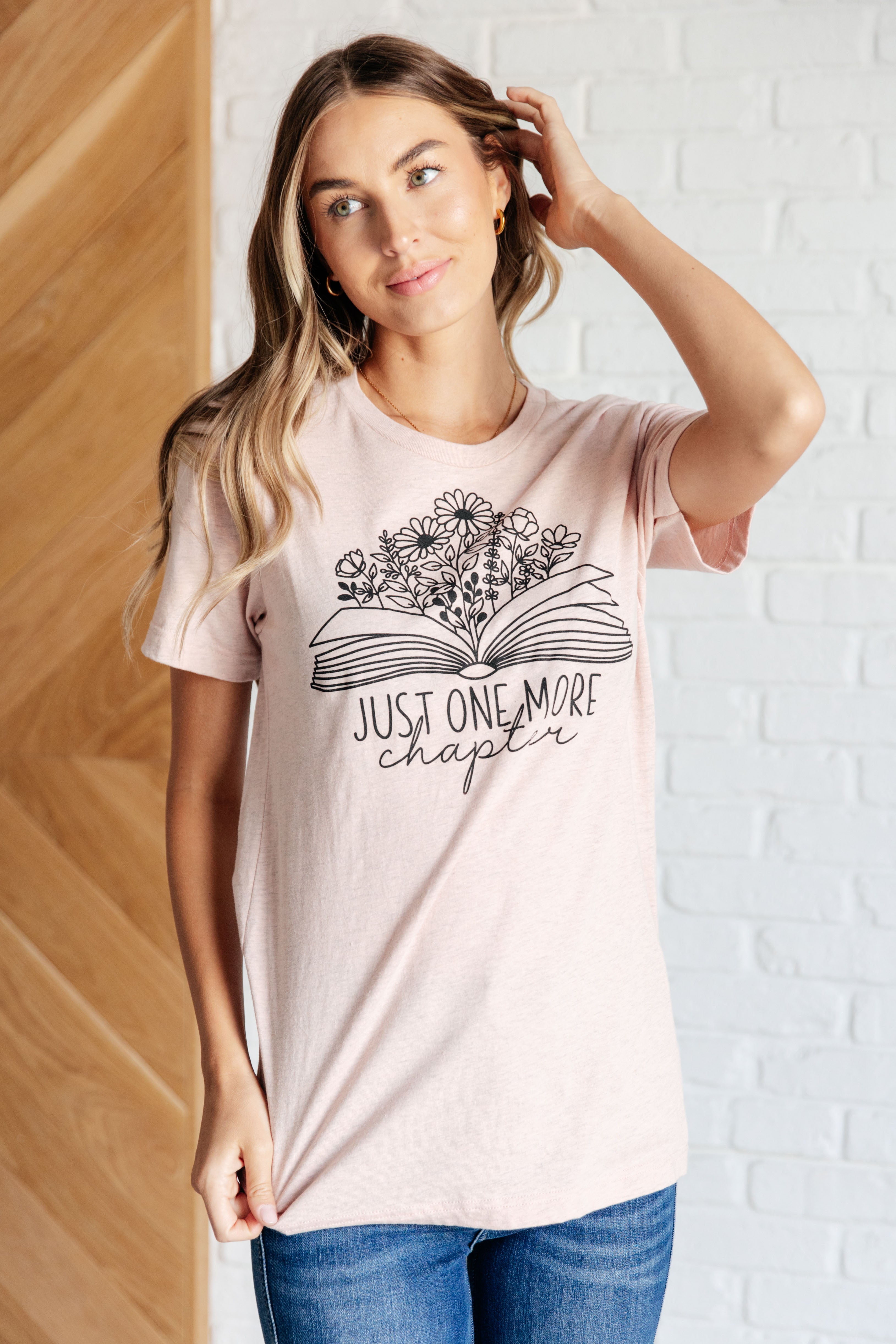 Just One More Chapter Graphic Tee-Tops-Stay Foxy Boutique, Florissant, Missouri