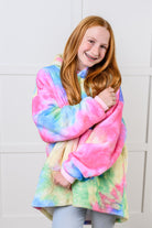 Kids Oversized Hoodie Blanket in Rainbow-Layers-Stay Foxy Boutique, Florissant, Missouri