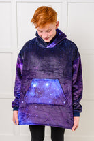 Kids Oversized Hoodie Blanket in Starry Sky-Layers-Stay Foxy Boutique, Florissant, Missouri