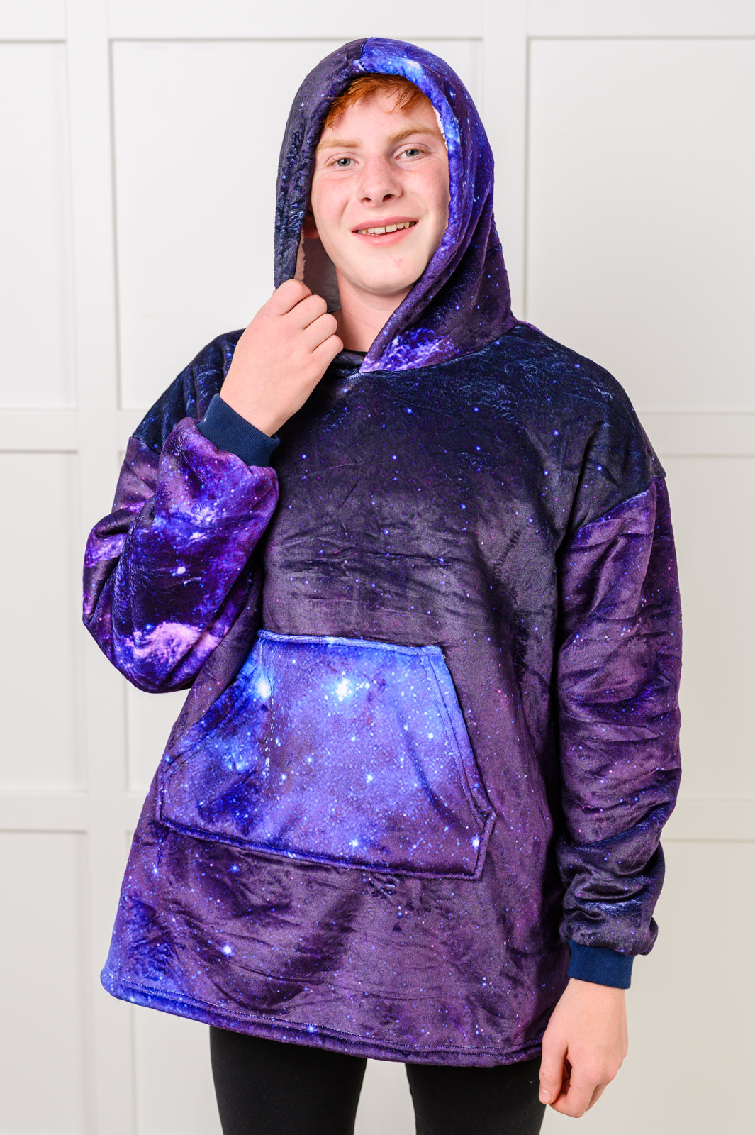 Kids Oversized Hoodie Blanket in Starry Sky-Layers-Stay Foxy Boutique, Florissant, Missouri