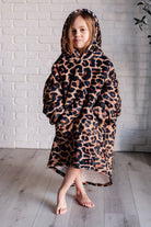 Kids Oversized Hoodie Blanket in Leopard-Layers-Stay Foxy Boutique, Florissant, Missouri