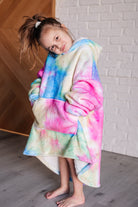 Kids Oversized Hoodie Blanket in Rainbow-Layers-Stay Foxy Boutique, Florissant, Missouri