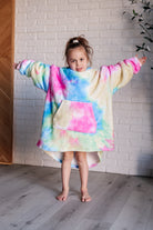 Kids Oversized Hoodie Blanket in Rainbow-Layers-Stay Foxy Boutique, Florissant, Missouri