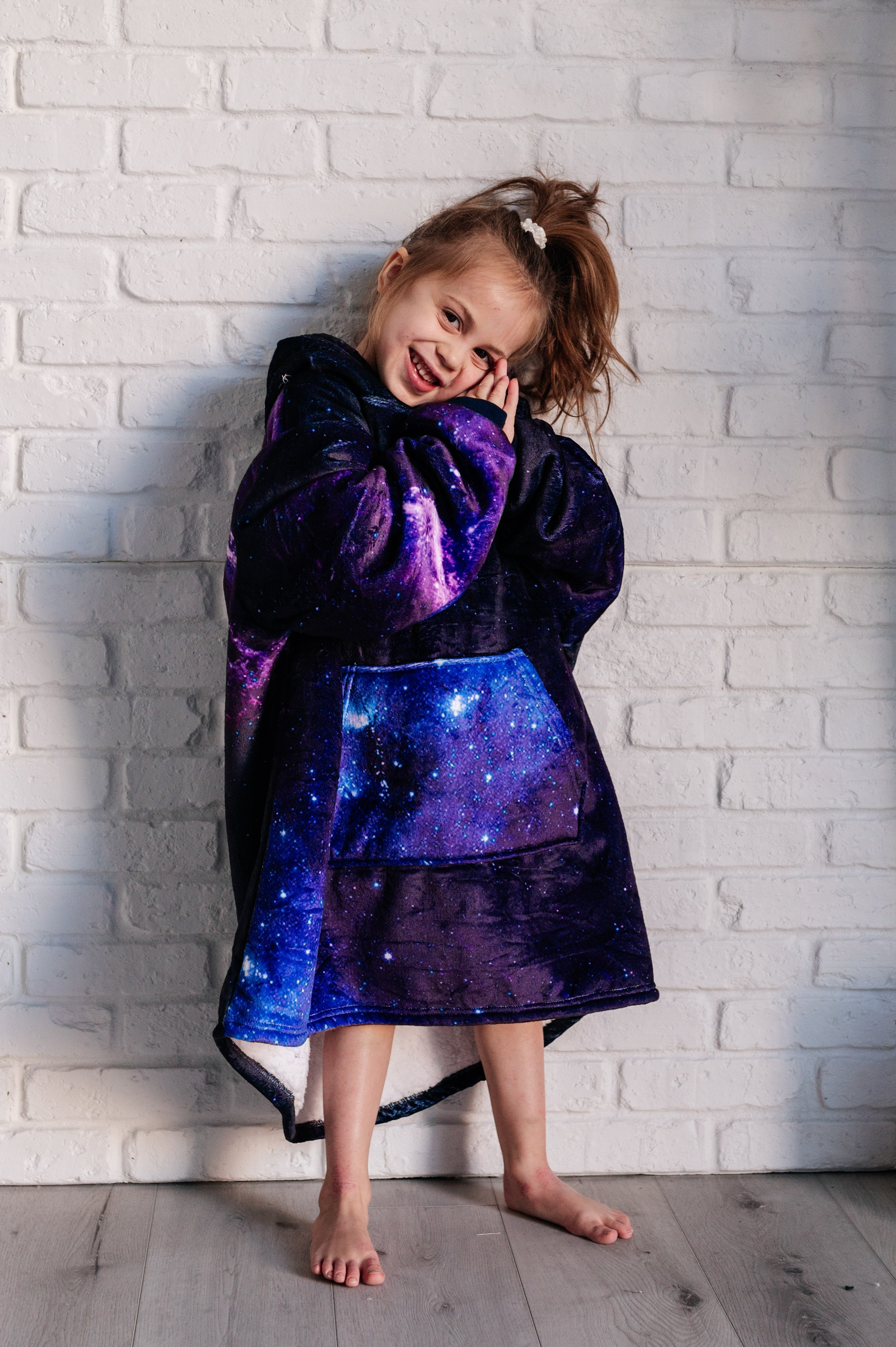 Kids Oversized Hoodie Blanket in Starry Sky-Layers-Stay Foxy Boutique, Florissant, Missouri