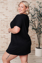 Kind Of Casual Pocket Tunic Dress-Dresses-Stay Foxy Boutique, Florissant, Missouri