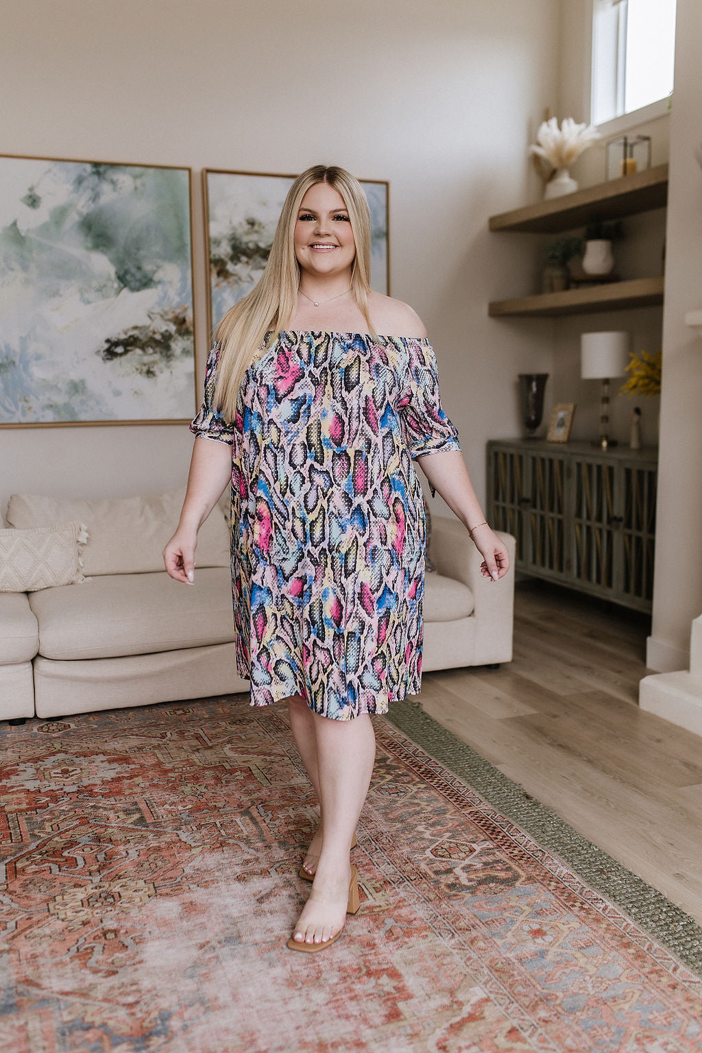 Kind of Wild Animal Print Dress-Dresses-Stay Foxy Boutique, Florissant, Missouri