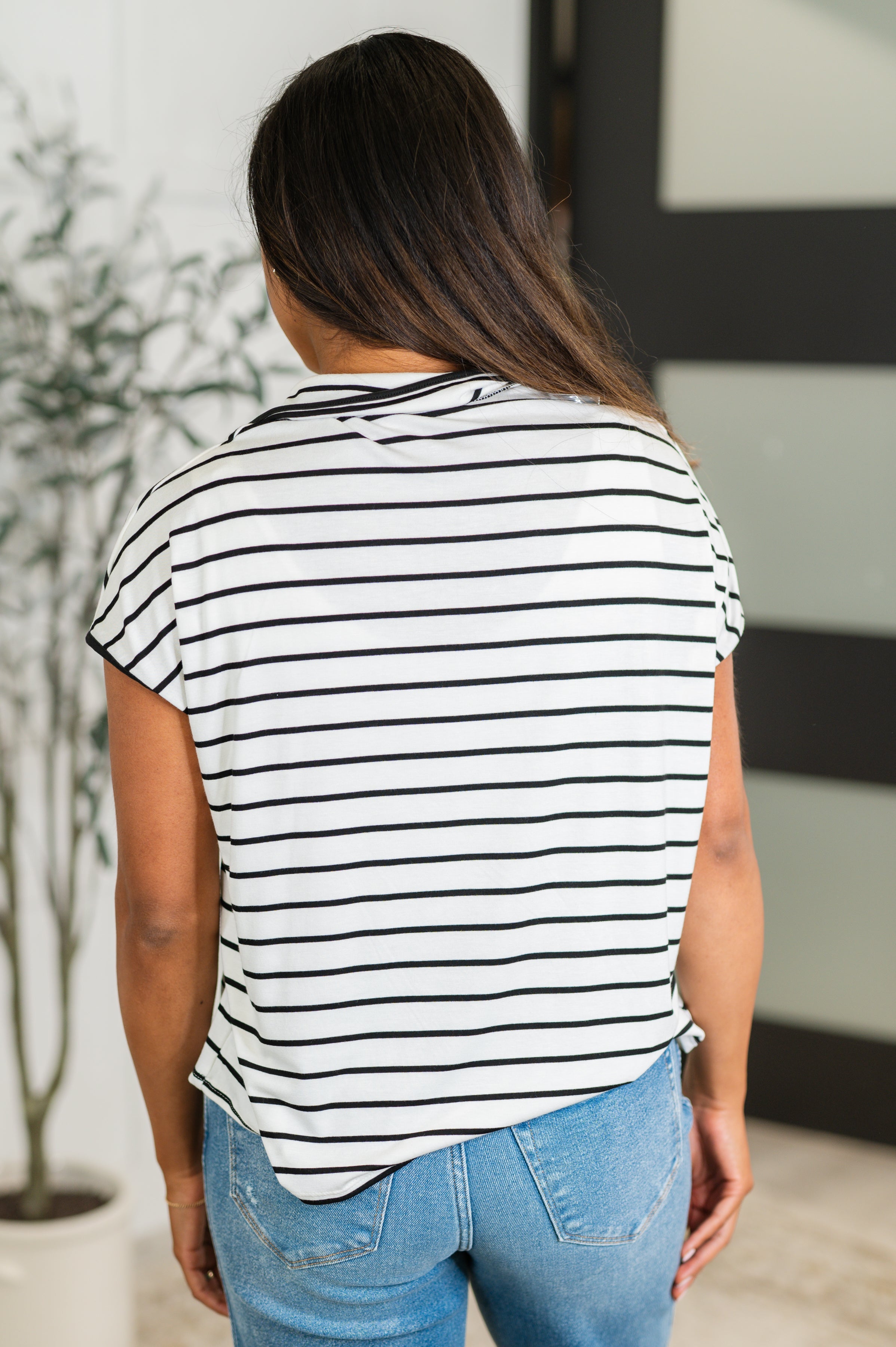 Knot Today Collared Bow Top-Womens-Stay Foxy Boutique, Florissant, Missouri