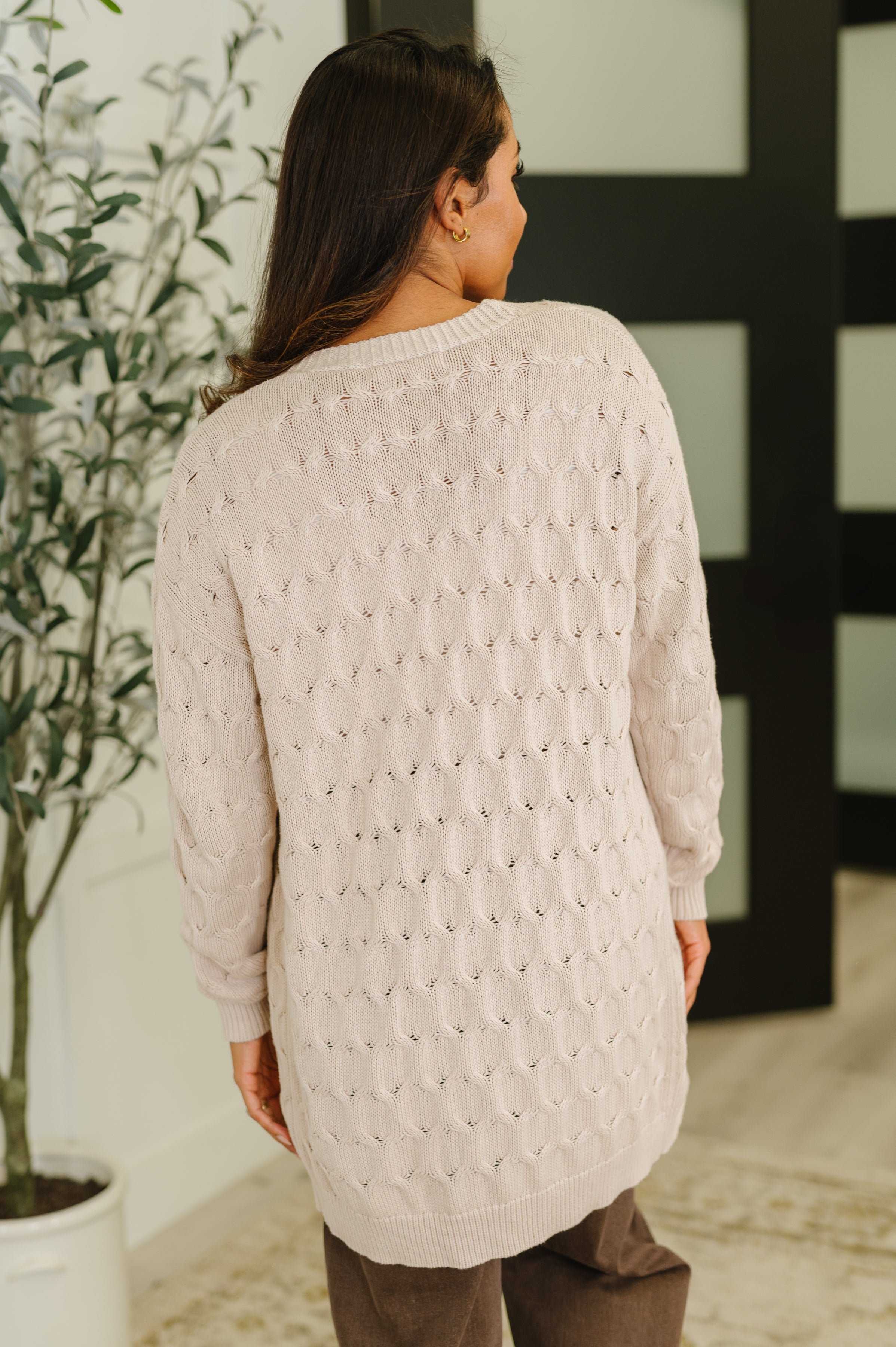 Laugh Airily Cable Knit Cardigan-Womens-Stay Foxy Boutique, Florissant, Missouri