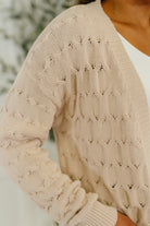Laugh Airily Cable Knit Cardigan-Womens-Stay Foxy Boutique, Florissant, Missouri