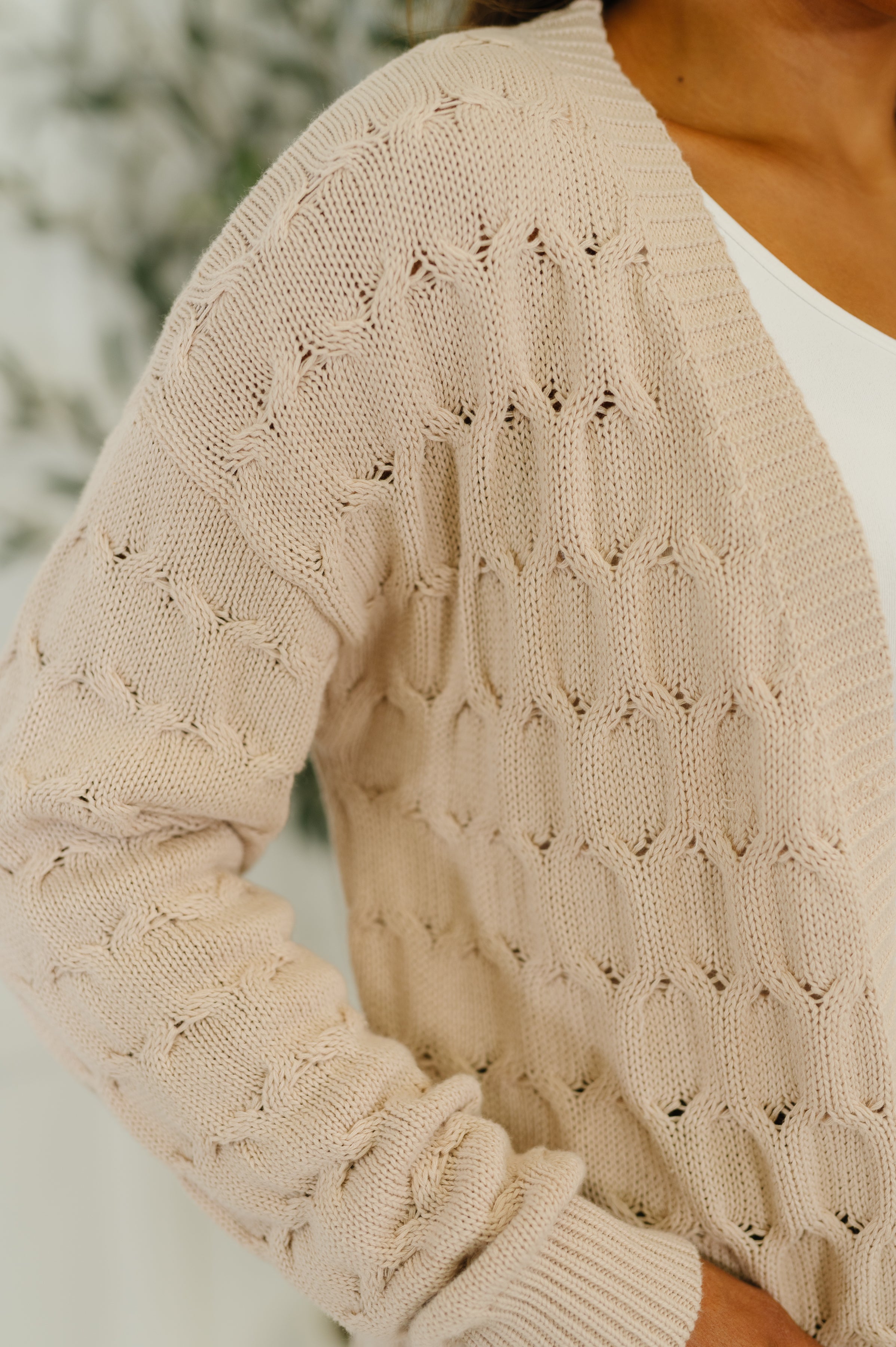 Laugh Airily Cable Knit Cardigan-Womens-Stay Foxy Boutique, Florissant, Missouri