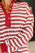 Least of Our Worries Long Sleeve Henley-Womens-Stay Foxy Boutique, Florissant, Missouri