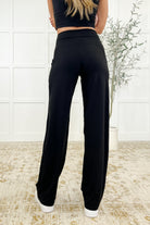 Leg Day Legends Straight Leg Bottoms in Black-Womens-Stay Foxy Boutique, Florissant, Missouri