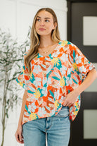 Lei Me Down V-Neck Top-Womens-Stay Foxy Boutique, Florissant, Missouri