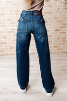 Leila High Rise Cargo Straight Jeans-Womens-Stay Foxy Boutique, Florissant, Missouri