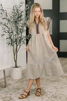 Let Me Love You Cap Sleeve Tiered Dress-Womens-Stay Foxy Boutique, Florissant, Missouri