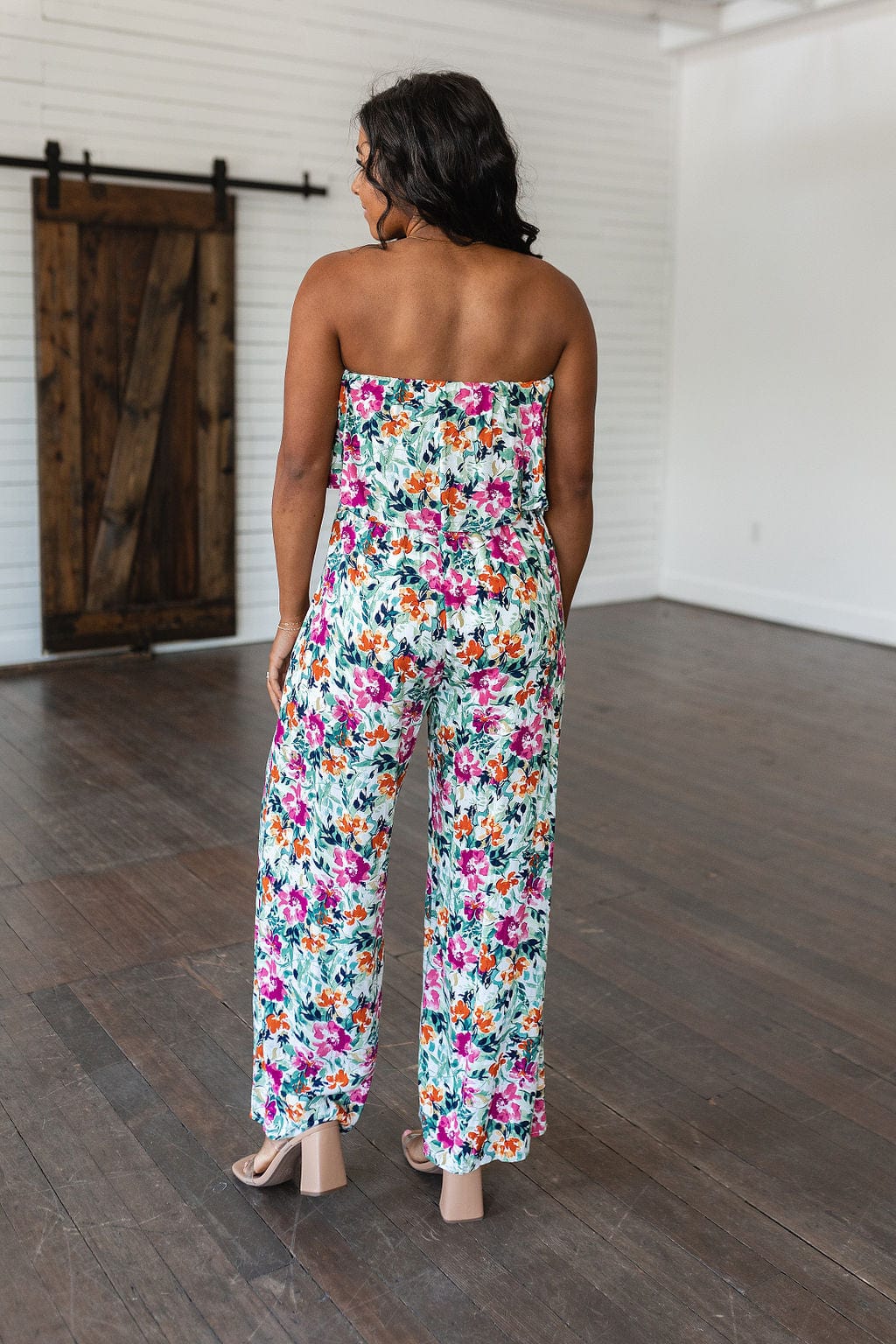 Life of the Party Floral Jumpsuit in Green-Jumpsuits & Rompers-Stay Foxy Boutique, Florissant, Missouri