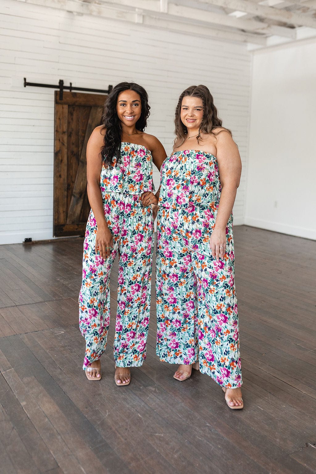 Life of the Party Floral Jumpsuit in Green-Jumpsuits & Rompers-Stay Foxy Boutique, Florissant, Missouri