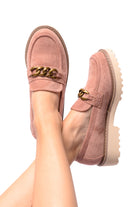 Literally Loafers in Blush Faux Suede-Womens-Stay Foxy Boutique, Florissant, Missouri