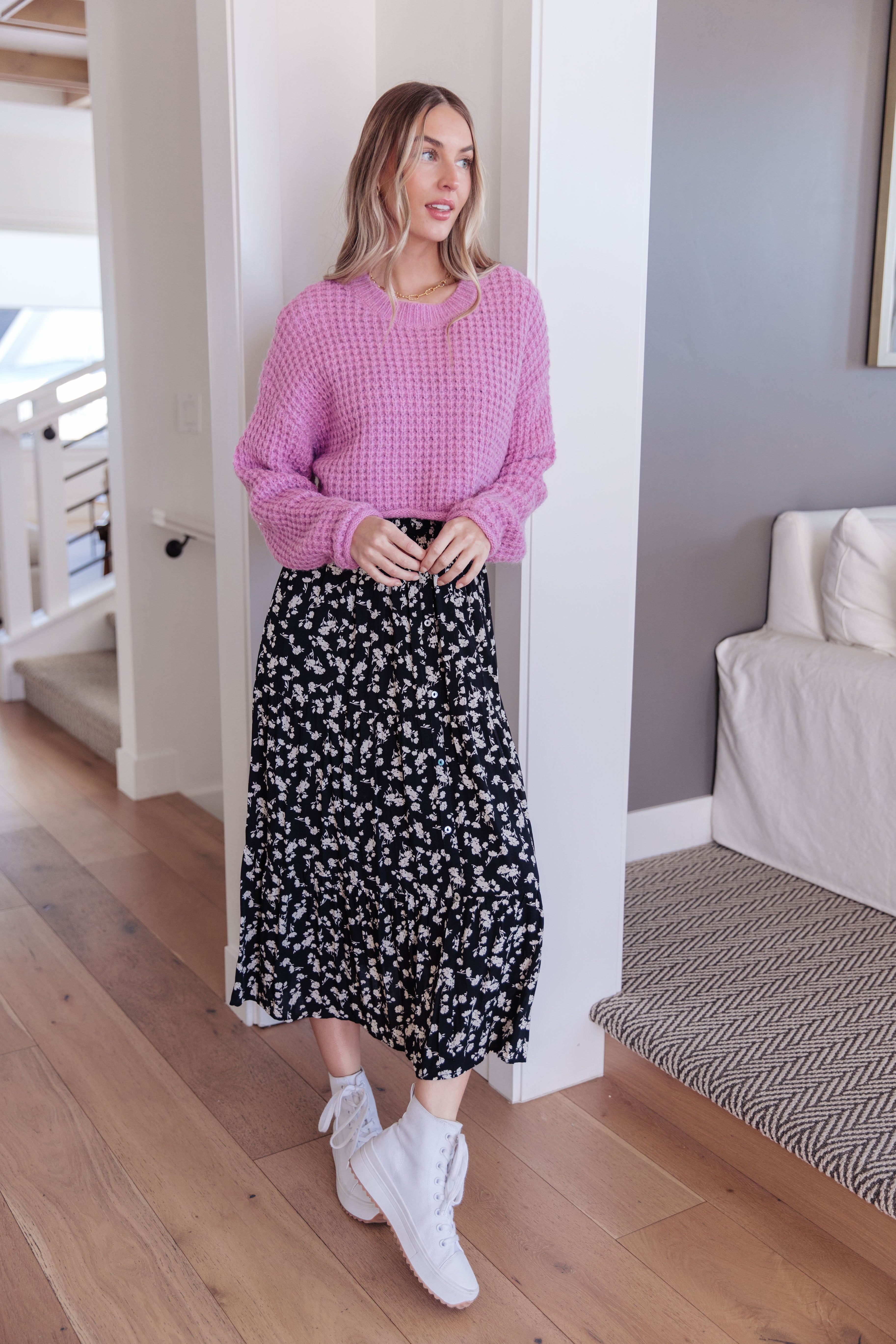 Little Knitter Sweater-Tops-Stay Foxy Boutique, Florissant, Missouri