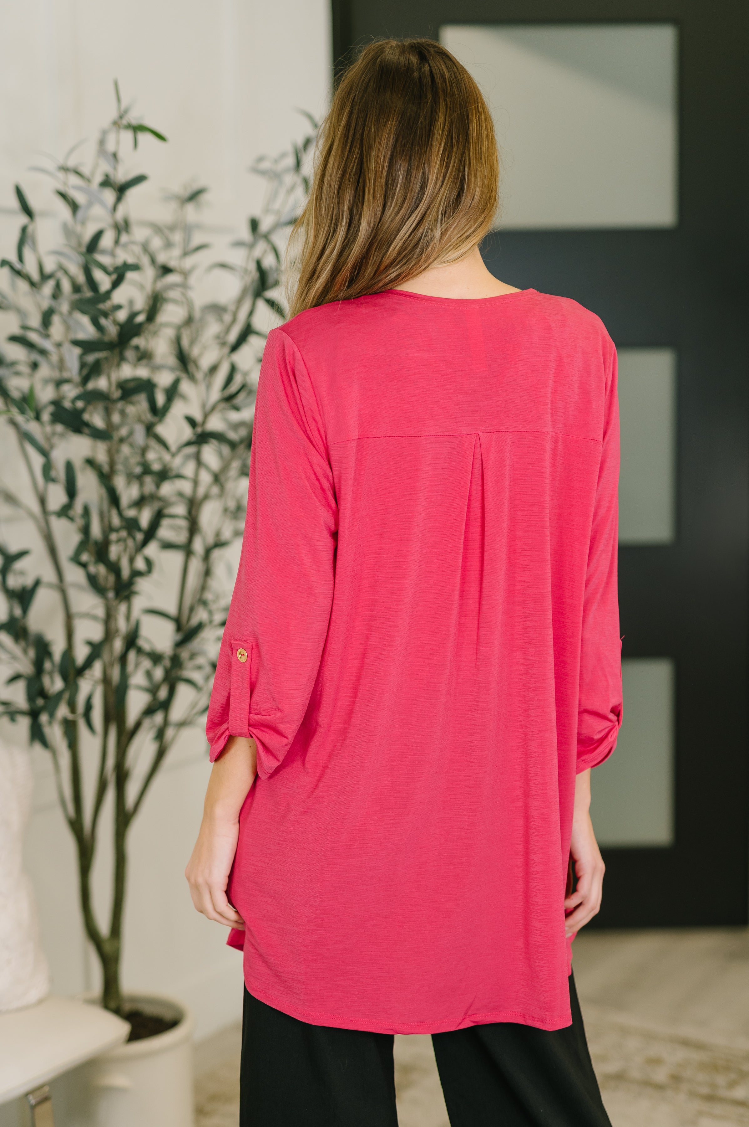 Lizzy Cardigan in Fuchsia-Womens-Stay Foxy Boutique, Florissant, Missouri