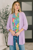 Lizzy Cardigan in Orchid Bloom-Womens-Stay Foxy Boutique, Florissant, Missouri