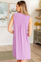 Lizzy Tank Dress in Lavender-Dresses-Stay Foxy Boutique, Florissant, Missouri