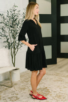 Lizzy Sunday Dress in Black-Womens-Stay Foxy Boutique, Florissant, Missouri