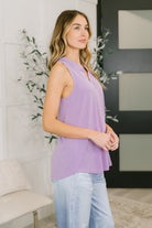Lizzy Tank Top in Orchid Bloom-Womens-Stay Foxy Boutique, Florissant, Missouri