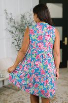 Lizzy Three Tier Tank Dress in Falling Floral-Womens-Stay Foxy Boutique, Florissant, Missouri