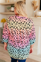 Lizzy Top in Rainbow Leopard-Tops-Stay Foxy Boutique, Florissant, Missouri